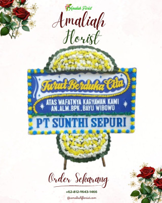Papan Bunga Duka di Jawa Maraja Bah Jambi