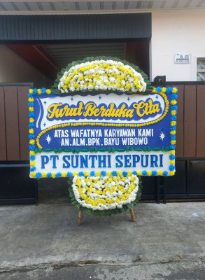 Papan Bunga Duka di Jawa Maraja Bah Jambi
