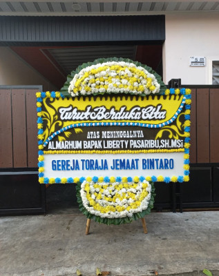 Papan Bunga Duka di Jawa Maraja Bah Jambi